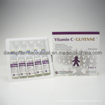 Ready Stock Esencial Belleza Blanqueamiento Antiarrugas Cosmética Inyección de Vitamina C